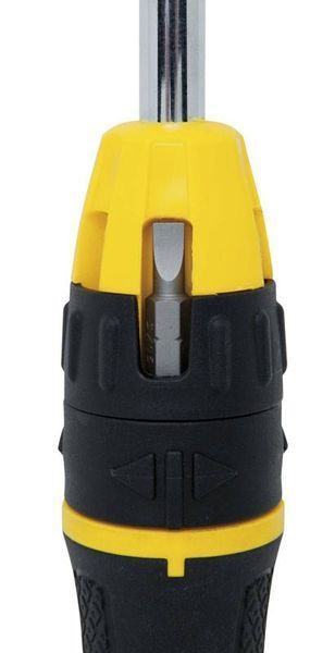 Stanley 0-68-010 Отвертка + 10 насадок "Dynagrip" реверсивная (блистер) 0-68-010 фото