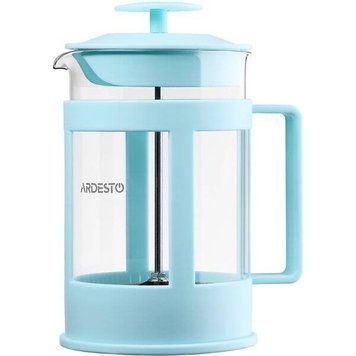Френч-прес Ardesto Fresh блакитний тіфані 800мл (AR1008TF) AR1008TF фото