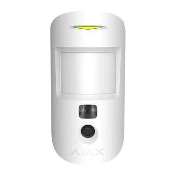 Датчик руху з камерою Ajax MotionCam (PhOD) Jeweller (8EU) White 99-00010311 фото