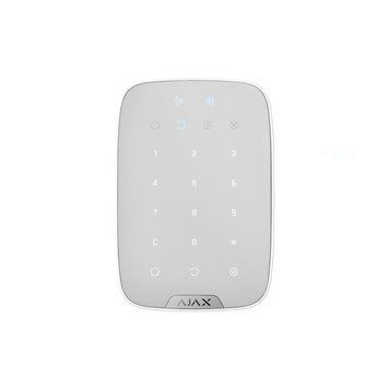 Бездротова сенсорна клавіатура Ajax Keypad Plus біла 23070 фото