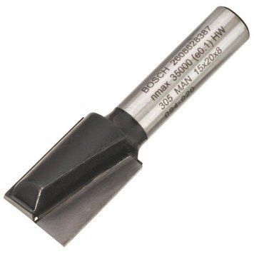 Фреза пазова Bosch Professional з двома лезами Std S8 D15 L20 2.608.628.387 фото
