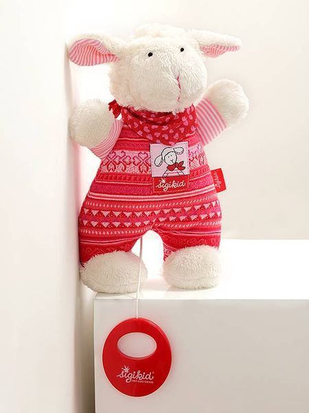 М'яка музична іграшка sigikid Овечка 23 см (48168SK) 48168SK фото
