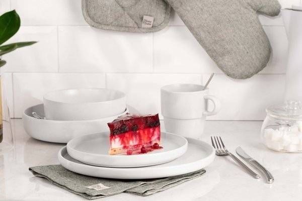 Тарілка Dessert Ardesto Trento, 20,5 см, біла, кераміка (AR2920TW) AR2920TW фото