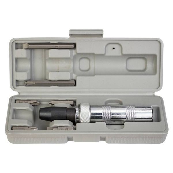 Викрутка ударно-поворотна з битами 8шт CRV (пластик кейс) SIGMA (4004011) SG-4004011 фото