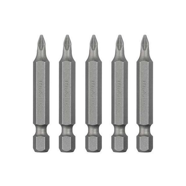 Комплект насадок викруткових PZ1 1/4 "* 50мм, ACR, S2, уп. 5од., STORM INTERTOOL VT-0203 VT-0203 фото