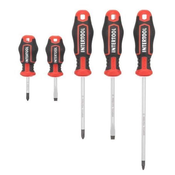 Набор инструментов 1/2" & 1/4", 56 ед., Cr-V INTERTOOL ET-8056 ET-8056 фото