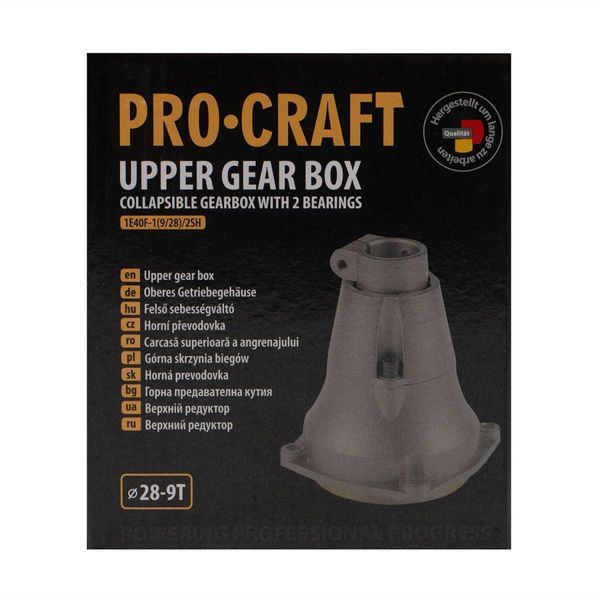 Редуктор верхний Procraft 2 подшипника 9 зубцов 28 мм PC-1E40F-1_9_28_2SH фото