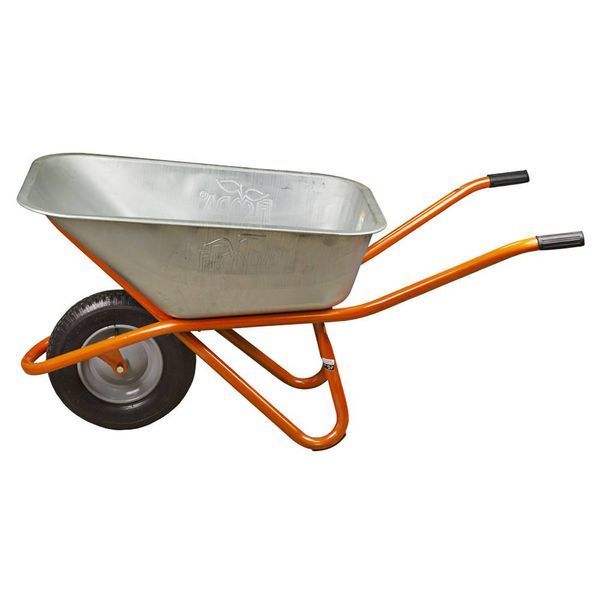Тачка будівельна одноколісна 90л 200кг колесо 15" FLORA (5056464) SG-5056464 фото