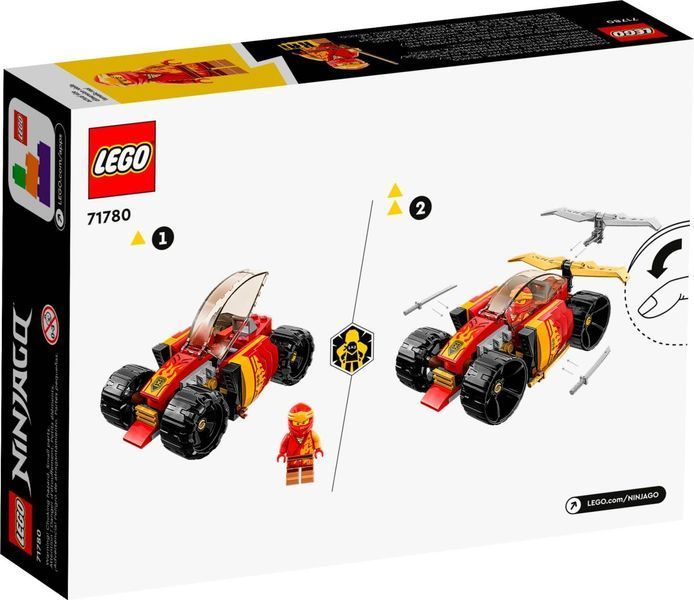 LEGO 71780 Ninjago Гоночний автомобіль ніндзя Кая EVO 71780 фото