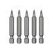 Комплект насадок викруткових PZ1 1/4 "* 50мм, ACR, S2, уп. 5од., STORM INTERTOOL VT-0203 VT-0203 фото 3