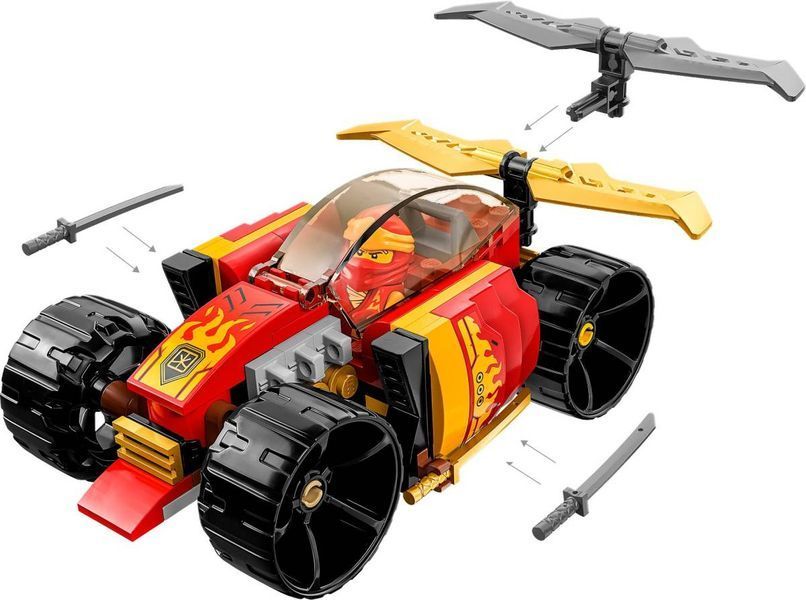 LEGO 71780 Ninjago Гоночний автомобіль ніндзя Кая EVO 71780 фото