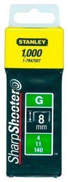 Скоби Stanley G 8 мм 1000 шт. (1-TRA705T) 1-TRA705T фото