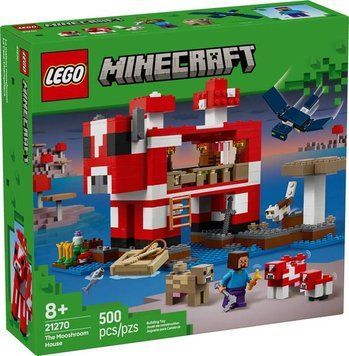 Конструктор LEGO Minecraft Грибной дом 500 элементов (21270) 21270 фото