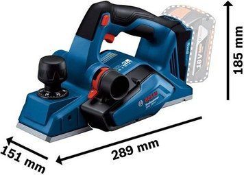 Рубанок акумуляторний Bosch GHO 185-LI,18В без АКБ та ЗП (0.601.5B5.021) 0.601.5B5.021 фото