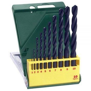 Набор сверл по металлу Bosch Promoline HSS-R 1-10мм 10шт. (2607019442) 2.607.019.442 фото