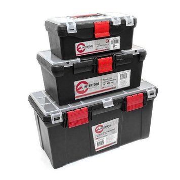 Комплект ящиків для інструментів, 3 од. INTERTOOL BX-0003 BX-0003 фото