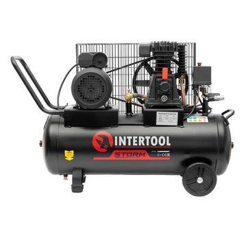 Компресор 50л, 1.8 кВт, 220 В, 10 aтм, 250 л/хв. INTERTOOL PT-0011 PT-0011 фото