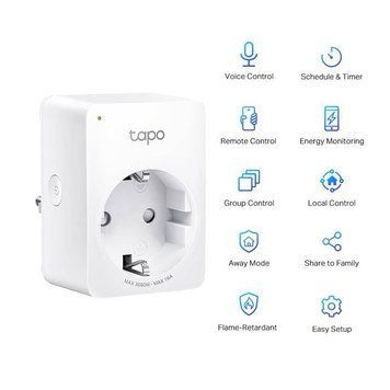 Смарт-розетка TP-LINK Tapo P110 N300 16A TAPO-P110 фото