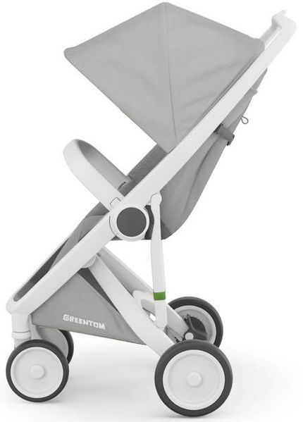 Прогулянкова коляска Greentom Classic Grey-White 8718858972302 фото