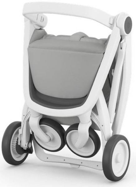 Прогулянкова коляска Greentom Classic Grey-White 8718858972302 фото