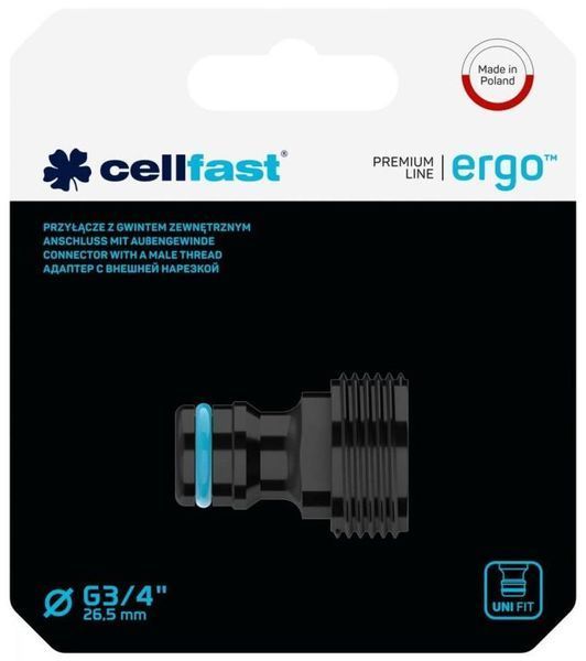 Конектор для крана Cellfast ERGO 3/4'' (53-235) 53-235 фото