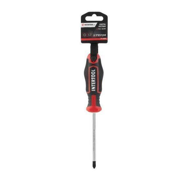 Викруткa PH2 * 100 мм, S2, STORM INTERTOOL VT-3420 VT-3420 фото