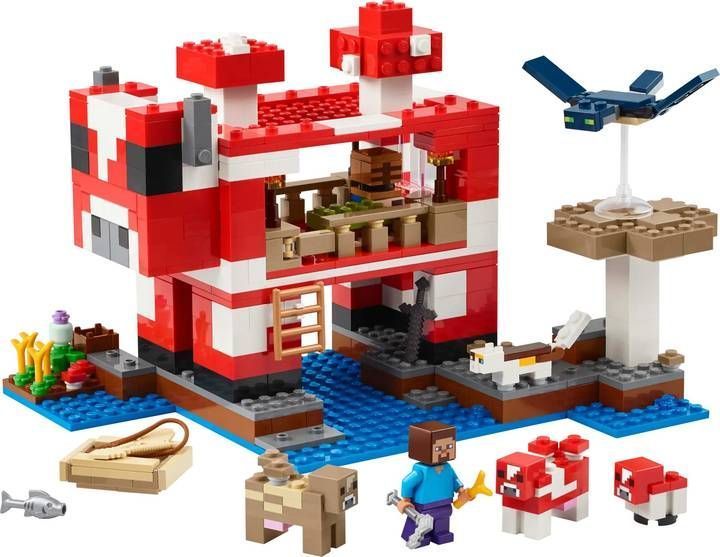 Конструктор LEGO Minecraft Грибной дом 500 элементов (21270) 21270 фото