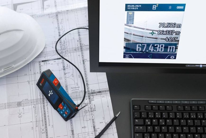 Далекомір лазерний Bosch Professional GLM 150-27 C з чохлом (0.601.072.Z00) 0.601.072.Z00 фото