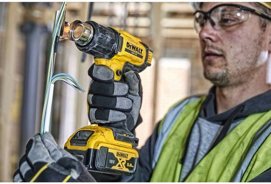 Пістолет гарячого повітря - фен акумуляторний DeWALT DCE530N DCE530N фото