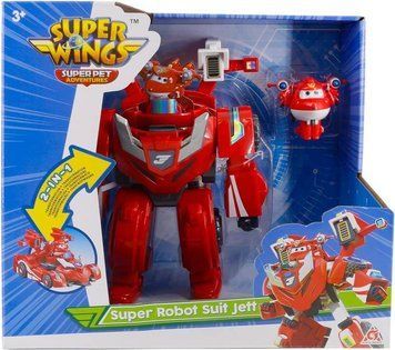 Игровой набор Super Wings Super Robot Suit Джетт (Jett) EU770351 фото
