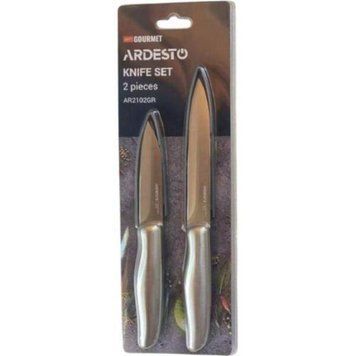 Набор ножей Ardesto Gemini Gourmet, 2 предмета, серый (AR2102GR) AR2102GR фото