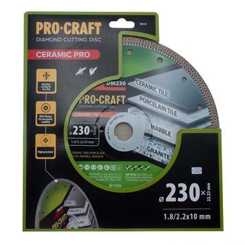 Алмазний диск Procraft DM230 230мм 22,23мм 2.2 мм PC-DM2300 фото