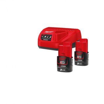 Зарядний пристрій + акумулятор Milwaukee Li-Ion M12 NRG-302 B3 С12С (4933451902) 4933451902 фото