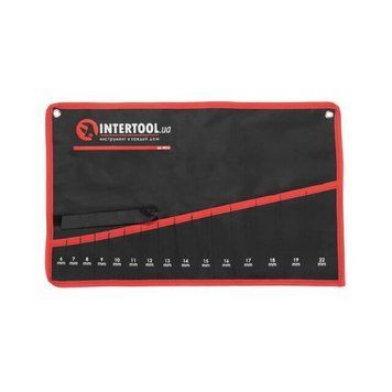 Чохол для гайкових ключів 15 кишень INTERTOOL BX-9015 BX-9015 фото