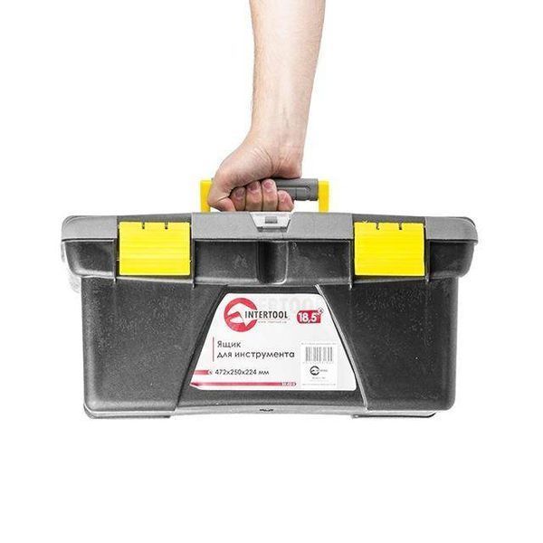 Ящик для инструмента 18.5" 472*250*224мм INTERTOOL BX-0318 BX-0318 фото