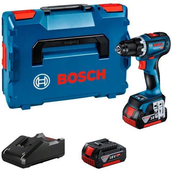 Шуруповерт ударный аккумуляторный Bosch GSR 18V-90 C 18В 2х5Ач (0.601.9K6.006) 0.601.9K6.006 фото