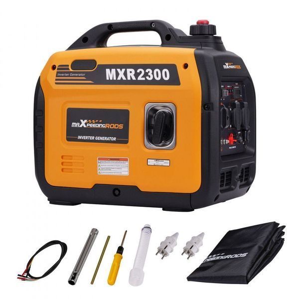 Генератор інверторний БЕНЗИНОВИЙ MXR2300 (1,8 kW), однофазний, 220V, 50Hz, об'єм бака 4л, ручний запуск mxr2300 фото