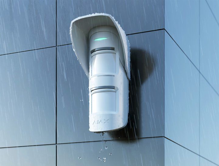 Козырек Ajax Hood для датчика движения MotionProtect Outdoor 18007 фото