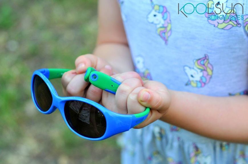 Дитячі сонцезахисні окуляри Koolsun Flex зелені (Розмір 3+) (KS-FLRS003) KS-FLRS003 фото