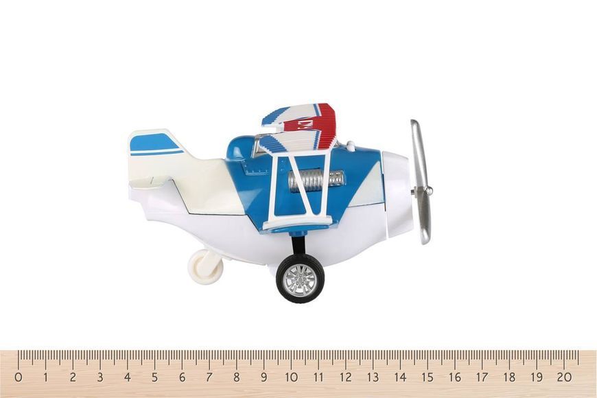 Літак металевий інерційний Same Toy Aircraft синій (SY8013AUt-2) SY8013AUt-2 фото