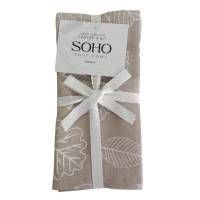 Кухонный текстиль SOHO Наб. марш. 40*40см хлопок 100% Leaves 4 шт. BS 87400B фото