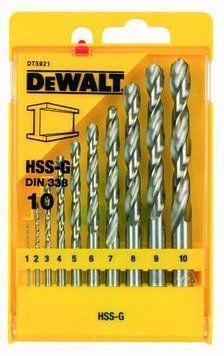 Набор сверл Dewalt DT5921 10шт, d=1-10мм. DT5921 фото