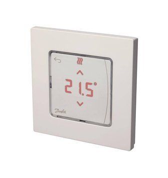 Терморегулятор Danfoss Icon2 RT, Display, +5...35 &deg;C, программируемый, проводной, накладной, 24 В, белый 088U2128 фото