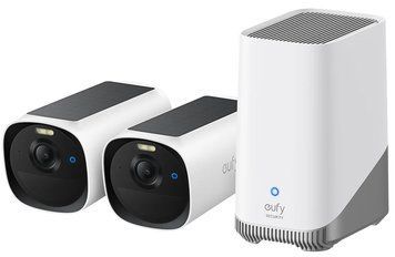 IP-камера Eufy E40 - 2-Cam Kit + HomeBase S380 2K, NV, PV, AI White E8144322 фото