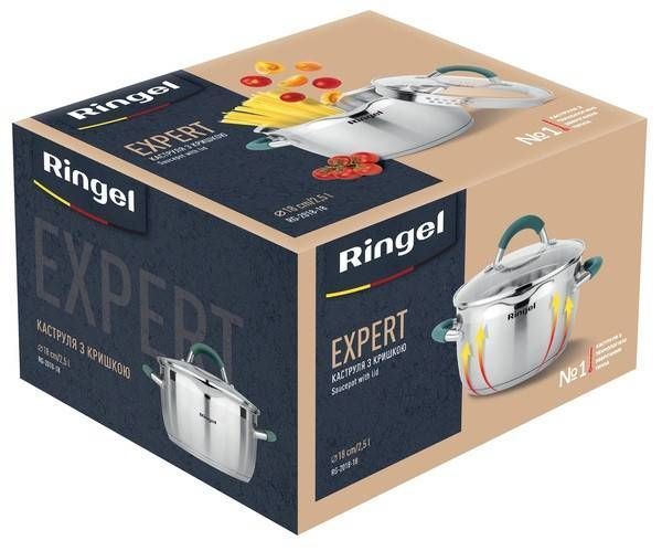 Каструля RINGEL EXPERT 18 см 2.5 л (RG 2018-18) RG 2018-18 фото