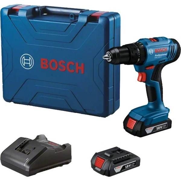 Шурупокрут-дриль акумуляторний Bosch GSB 183-LI 18В 2х2А&middot;год (0.601.9K9.100) 0.601.9K9.100 фото