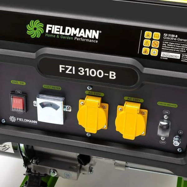 Генератор бензиновий Fieldmann FZI 3100-B 3.1 кВт/3.15 кВт FZI 3100-B фото