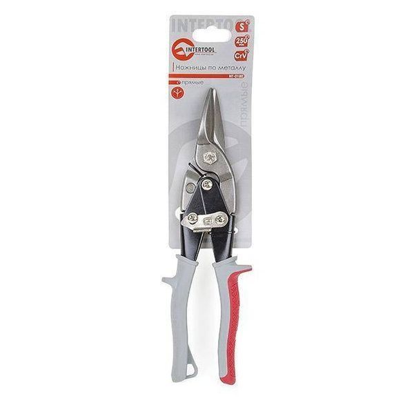 Ножиці по металу 250 мм, прямі INTERTOOL HT-0180 HT-0180 фото
