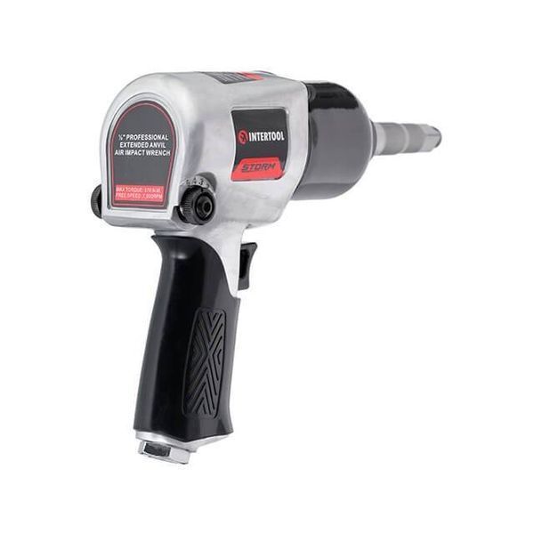 Гайковерт пневматичний, 1/2", 576 Нм., професійний, 7500 об/хв. INTERTOOL PT-1103 PT-1103 фото