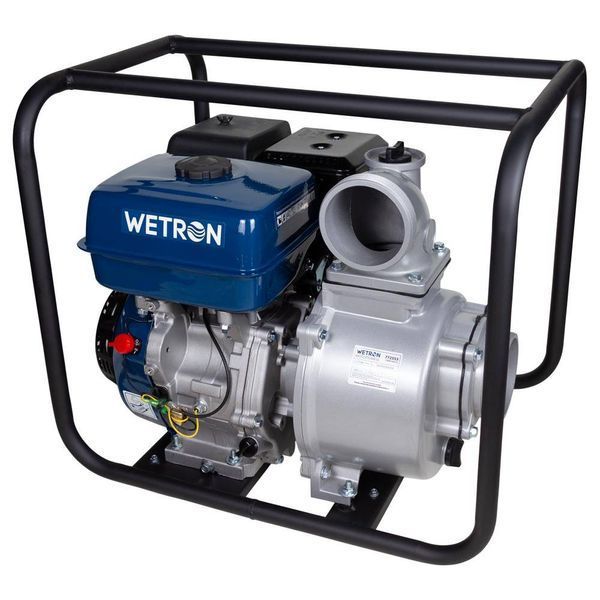 Мотопомпа 15 л.с. Hmax 30м Qmax 110м&sup3;/ч (4-х тактный) WETRON WM100CX (772553) SG-772553 фото